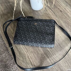 DKNY Black Structured Crossbody Bag